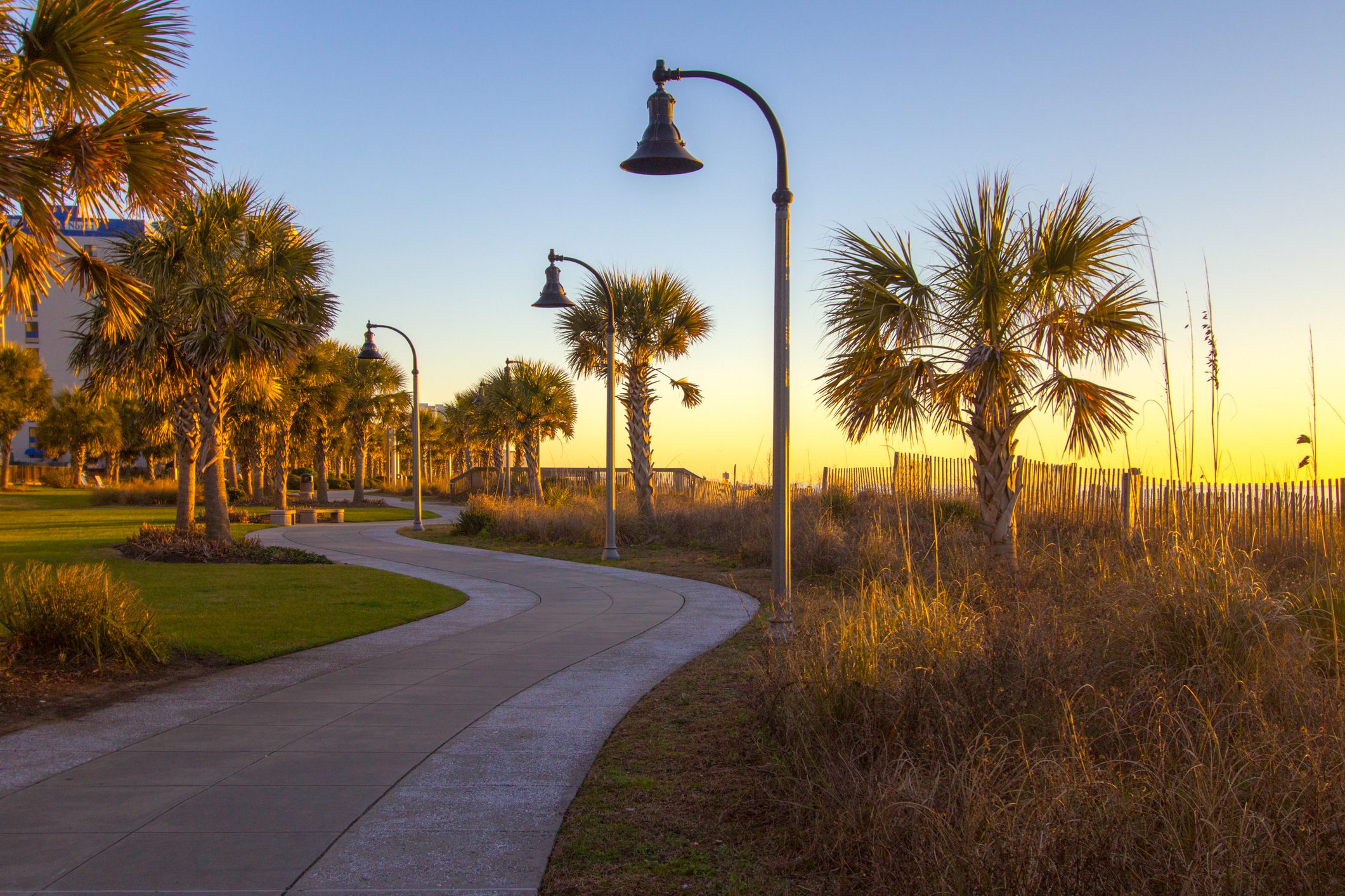 Sunrise On The Myrtle Beach Boardwalk